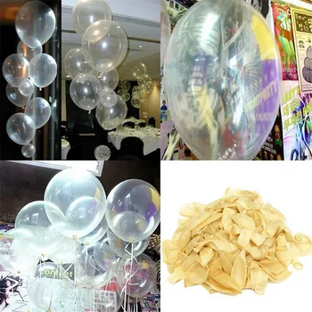100pcs/lot 12 tommer Gennemsigtige Latex Ballon fødselsdagsfest Ballon Bryllup Fest Dekoration Børn Toy Klart Oppustelig Air Ballon