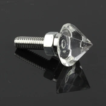 100pcs/masse 15MM Diamant Form, Krystal Perler til Fiberoptiske Lysekrone Krystal Perle
