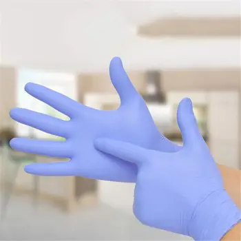 100pcs/masse Engangs Latex Handsker Universal Rengøring Handsker Multifunktionelle Hjem Mad Medicinske Kosmetiske engangshandsker