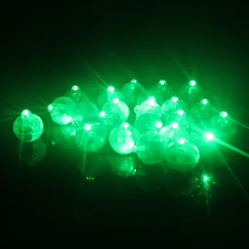 100pcs/masse Runde RGB LED Flash Ball Lamper Hvid Ballon Lys til Bryllup Dekoration 6 Farver i Høj Kvalitet Vase Indretning