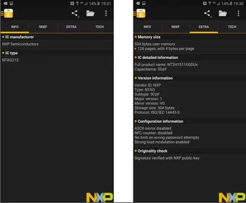 100pcs NFC-Kort NTAG215 NFC Forum for Type 2-Tag for Alle NFC-Mobiltelefon