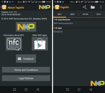 100pcs NTAG215 NFC-TAG med Høj Ydeevne, Klistermærker, Etiketter, TagMo Kompatibel Dia.25mm