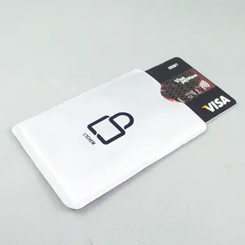 100pcs RFID beskyttet ærme cardsheild Anti Tyveri Kredit Card Protector Aluminium RFID-Blokering kort Ærme protektor