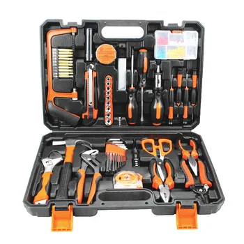 102pcs Kombination husstand hånd værktøj sæt kit tilbehør reparation Skruenøgle multi tool kit Herramientas DN154