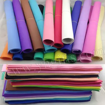 102PCS/MASSE.1mm 17 farve Skum plader,Svamp papir,Punch skum,håndværk.Håndværk materiale,Skole-projekter.Skum blomst.Engros