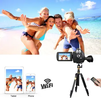 1080p Digital HD-Video, Kamera, Wifi Videokamera DV Infrarød Night Vision 3.0 Touch Screen Remote Control DSLR-Digital Foto-Kamera