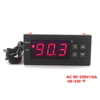 10A 250V Intelligent Digital temperaturregulator Termostat Termometer Termoregulator