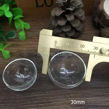 10pieces 20mm halv runde glas globe glas boble Halvkugle Dække dome flaske hætteglas vedhæng håndlavet smykker resultater charms