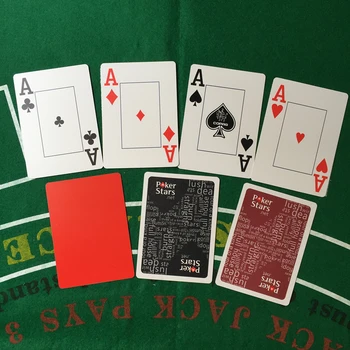 10Sets/Masse Poker Kort, Baccarat og Texas Hold ' em Plastic Spillekort Vandtæt Frosting Poker Card Pokerstar brætspil Yernea