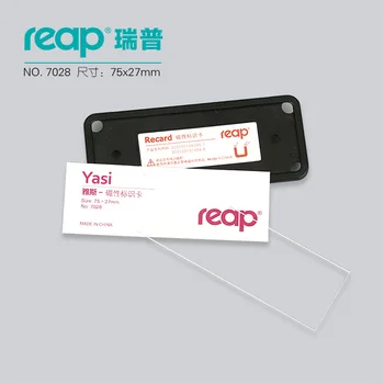 10stk/1 Masse Reap7028 ABS magnetiske navneskilt badge indehaveren magnet badges ID-Kort Indehavere arbejde medarbejder-kort
