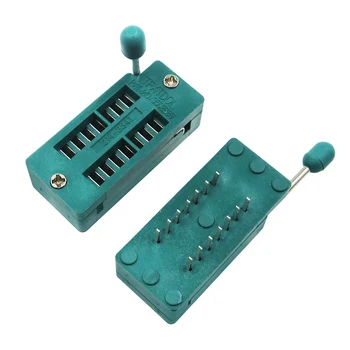 10stk 14 Pin Universal ZIF DIP Tester IC Test Socket Smalle