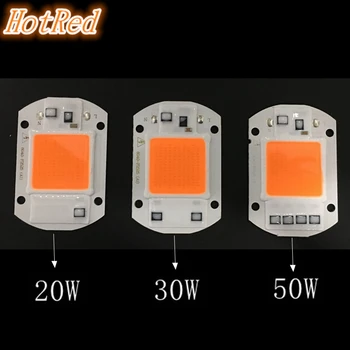 10STK AC220V 110V 30W 20W 50W Førerløse COB LED Full Spectrum LED-Lys Vokse Chip Smart IC Hydroponics DIY Vokse Lys For, at Anlægget