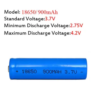 10stk Batteri Til E-Bog-900Mah 3,7 V 18650 Batteri, Li-Ion Genopladeligt Lithium-Batterier Til Led Lommelygte