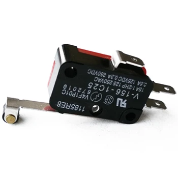 10stk Holdbar Micro Switch-grænseafbryderen Lang Hængsel Roller Momentan SPDT Snap Handling Mayitr 15A, V-156-1C25