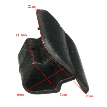 10stk Hood Isolering plastikholderen Bonnet Holder Puden Klip Til VW 1H5863849A01C