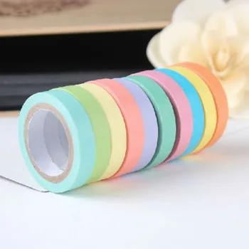 10stk Kreative DIY Dekorative Tape Gør Sticky Washi Bånd