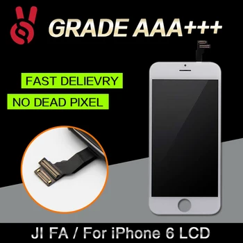 10STK Kvalitet AAA Sikre, at Alle Test Til iPhone 6 6G LCD-Skærmen Digitizer Touch-Skærm, Glas Montering Kold Ramme