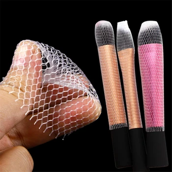 10stk Makeup Pensler Net Protector Guard Elastisk Mesh Skønhed Gøre Op Kosmetisk Pensel, Pen Dække