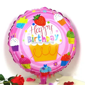 10stk/masse 18inch tillykke med Fødselsdagen Helium Folie Balloner Balao Fødselsdag Dekoration Luft Globos-års Fødselsdag Part Dekorationer Børn
