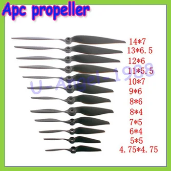 10stk/masse Apc propel kniv hest pagaj(14X7 13X6.5 12X6 11X5.5 10X7 9X6 8X6 8X4 7X5 6X4 for at vælge) Engros