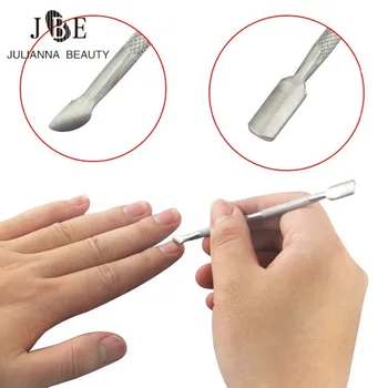 10stk/Masse Dobbeltsidet Negle-Neglebånd Pusher Multifunktion Metal Finger Døde Hud Neglebånd Pusher Remover Manicure Pedicure Værktøj