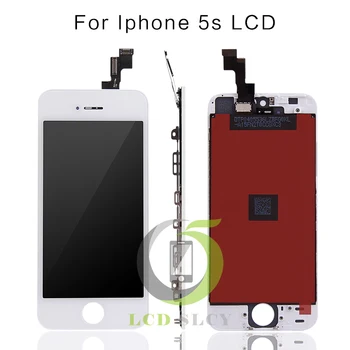 10STK/MASSE INGEN Døde Pixel Kvalitet AAA Til iPhone 5/5/5C LCD-Display og Touch-Skærm Digitizer fulde Forsamling gratis fragt DHL
