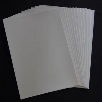 (10stk/masse) Ingen grund Spray Vandrutsjebane Decal Papir Laser Gennemsigtig Farve Water Slide Decal Transfer Papir Til Stearinlys