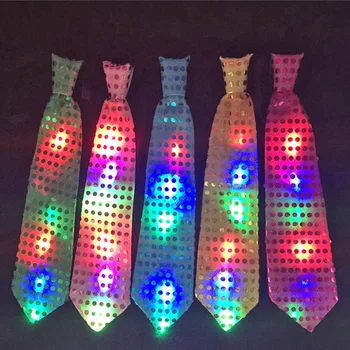 10stk/masse LED-Lys Op Slips Unisex Sparkly Elastik Farverige Blinkende Flash-Slips Til Fest Arrangement Fødselsdag, Bryllup nye år