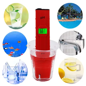 10stk/masse PH Tester Overvåge Aquarium Pool SPA Meter Vand Kvalitet renseanlæg filter 0.00 - 14.00 pH For Laboratorium med baggrundslys