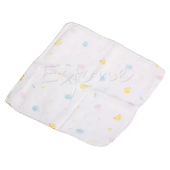 10stk Nyfødte Gaze Musselin-Pladsen Bomuld Vask Badekar Baby Håndklæde Lommetørklæde