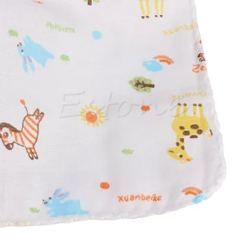 10stk Nyfødte Gaze Musselin-Pladsen Bomuld Vask Badekar Baby Håndklæde Lommetørklæde