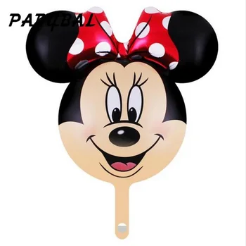 10stk Søde Mickey, Minnie Balloner Mini-Mickey, Minnie Hoved Folie Balloner Baby Fødselsdag Bryllup Indretning, Aircondition, oppustelige Globos