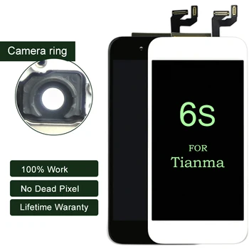 10STK Til iPhone 6S LCD-Skærm Til Tianma Kvalitet Med Touch-Skærm, Ingen Spot Til iphone LCD-skærm Med 3D-Touch Mobiltelefon Skærm