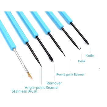 110/220V 60W OS/EU PlugPortable loddekolbe Justerbar Temperatur Strygejern Tips Svejsning Repair Tool kit Pincet