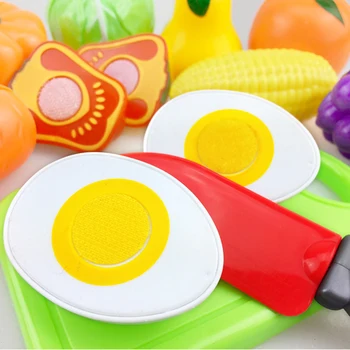 11Pcs DIY Søde at Skære Frugt, Grøntsager Foregive Spille Toy Sæt Køkken Mad Kok Cosplay Piger Børn Kid Pædagogisk Legetøj Gave