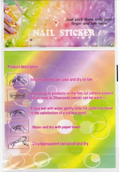 12 Ark/Masse Kunst Nail SY471-482 Frugt Søm Kunst Vand Overførsel Decal Sticker Negle Tatovering(12 DESIGNS I 1)