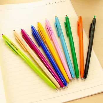 12 farve Gel penne Slank kuglepen Papirvarer Canetas Kontor tilbehør, materiale, escolar skoleartikler F248