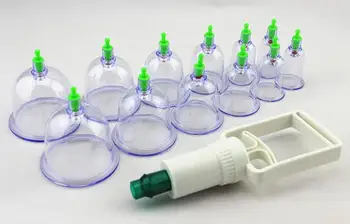 12 stk/Sæt Kinesisk Medicinsk Vakuum Krop Cupping Sæt Bærbare Massage Terapi Kit Organ Afslapning Massage Sæt sundhedspleje Produkt