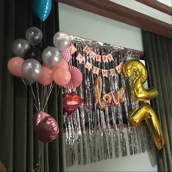 12 tommer 50stk/masse latex Ballon Happy Birthday Party Supplies Weddin Dekoration Baby shower dekorationer pige