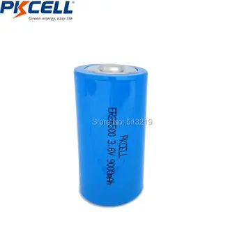 12 x 26500 ER26500 3,6 V 9000mAh Lithium Batteri Li-SOCl2 C-Batterier ER26500 LS26500 9A batteria
