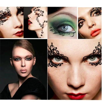 12box Mix Design 2pair/max Skønhed Midlertidig Vandtæt Eyeshadow Falske øjenskygge Flash Tatoveringer Tatouage Femme Halloween Engros