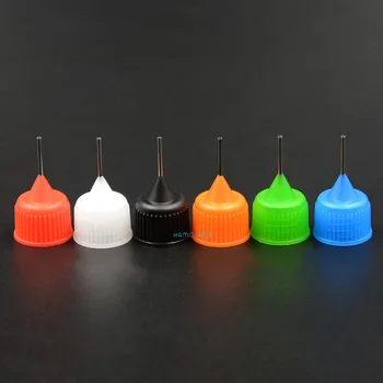 12pcs 50 ml Mix 6 Farver Tom Plastik Squeezable Flydende Dropper at Fylde Flasker nålespidsen LDPE
