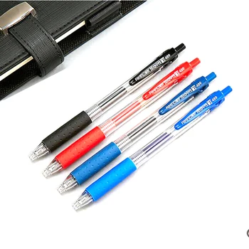 12pcs Bullet Udtrækkelig Neutral Pen 0,5 mm Gel Pen Skole og kontorartikler Klassiske Foråret Signatur Pen