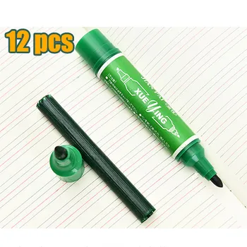 12pcs/masse stof maling Kunst Markører engros twin markør olie maling markør penne høj kvalitet permanent stof maling markør pen