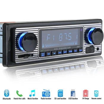 12V Bluetooth Car Radio Afspiller Stereo-FM-MP3 USB SD-AUX Audio Auto Elektronik autoradio 1 DIN oto teypleri radio para carro