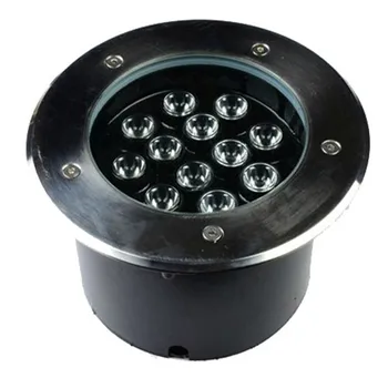 12W LED underjordiske lamper Begravet belysning 12V eller 110V-240V IP68 Vandtæt RGB-hvid med DHL 4stk