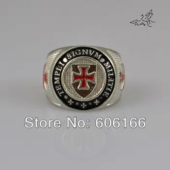 12x Signvm Militie Templi Knights Templar ' s Ring på Tværs af Zink Legering Ringe Mode Katolske Religiøse Smykker