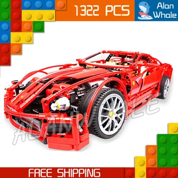 1322pcs 3333 Technic Formel Racing Car Racere skala 1:10 599 GTB Model byggesten Uddannelsesmæssige DIY Toy Kompatibel Med lego