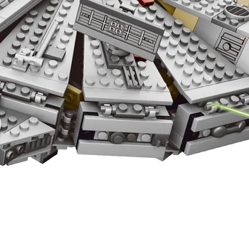 1381pcs Fabrikken Salg Pris Star Wars Model byggesten Millennium Falcon Figur Kompatibel LegoINGLYS Technic Legetøj for Børn