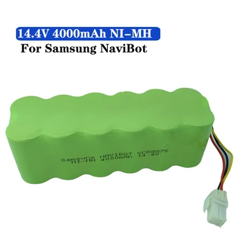 14,4 V 4000mAh NI-MH Støvsuger Genopladeligt batteri 4.0 Ah til Samsung NaviBot SR8840 SR8845 SR8855 SR8895 VCR8845 VCR8895